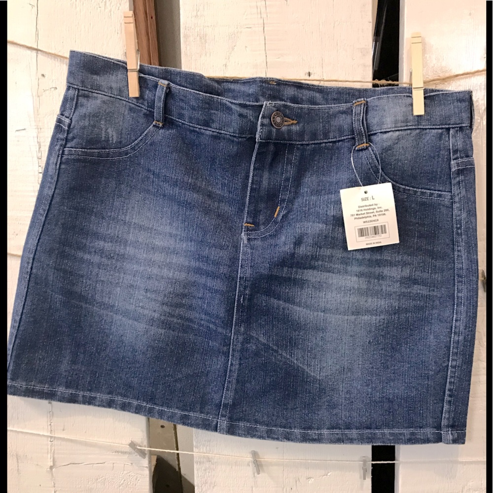 Mini jeanskirt